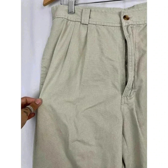 VTG Tan Khaki Bugle Boy Pleated Pants 34 X 29 Men's Slacks - Picture 3 of 10